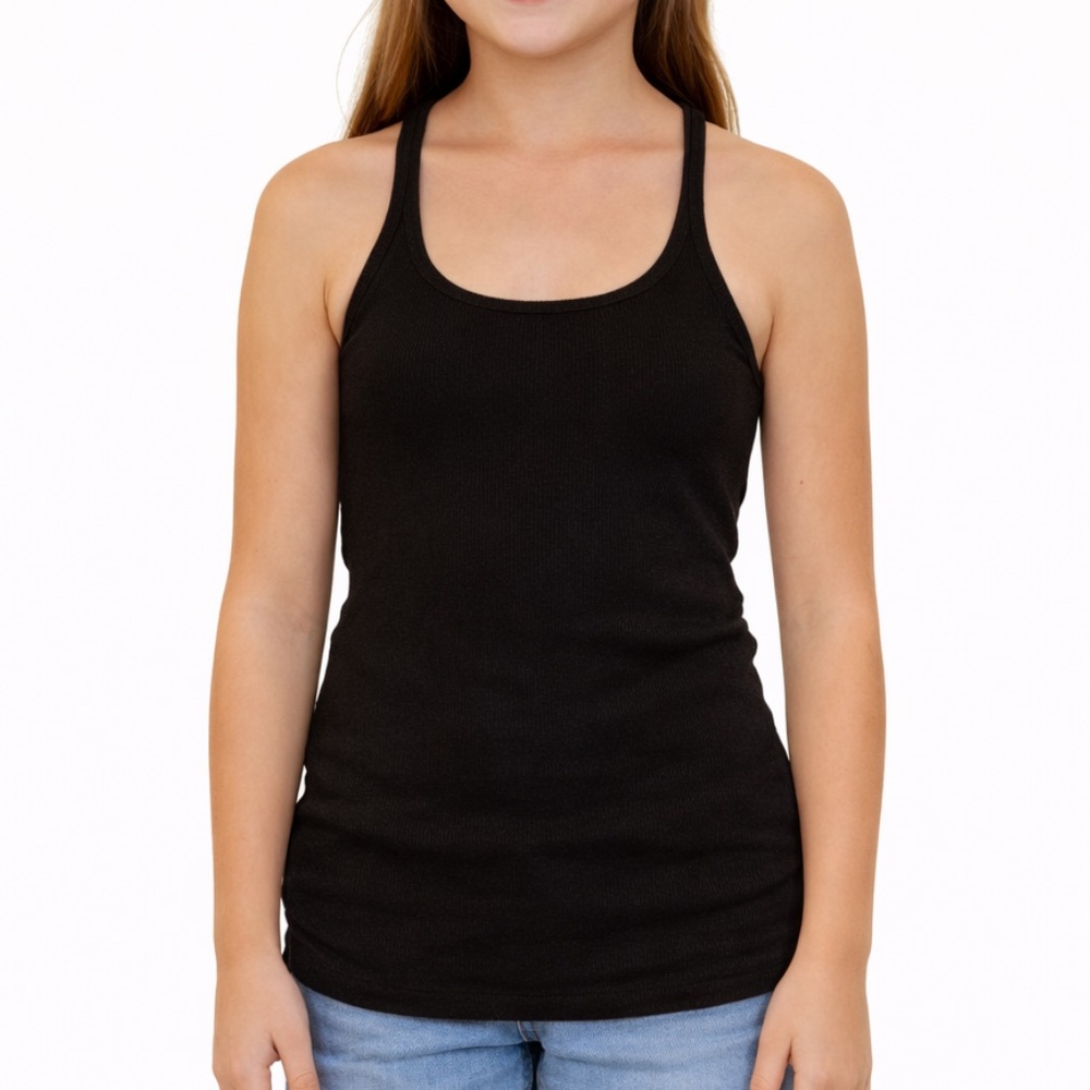 No Boundaries black ribbed cotton tank size medium